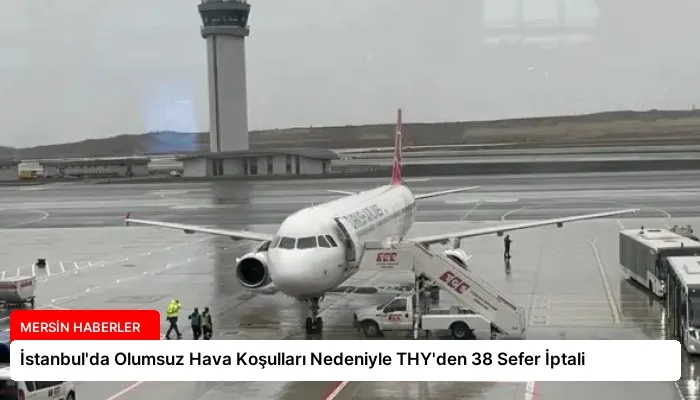 İstanbul’da Olumsuz Hava Koşulları Nedeniyle THY’den 38 Sefer İptali