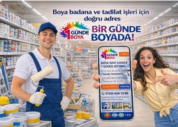 Türkiye’de Boya Hizmetlerinde Yeni Dönem: Aynı Günde Teslim Modeli Yaygınlaşıyor