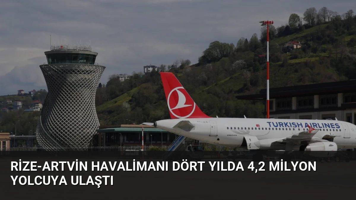 Rize-Artvin Havalimanı Dört Yılda 4,2 Milyon Yolcuya Ulaştı