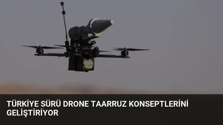 Türkiye Sürü Drone Taarruz Konseptlerini Geliştiriyor