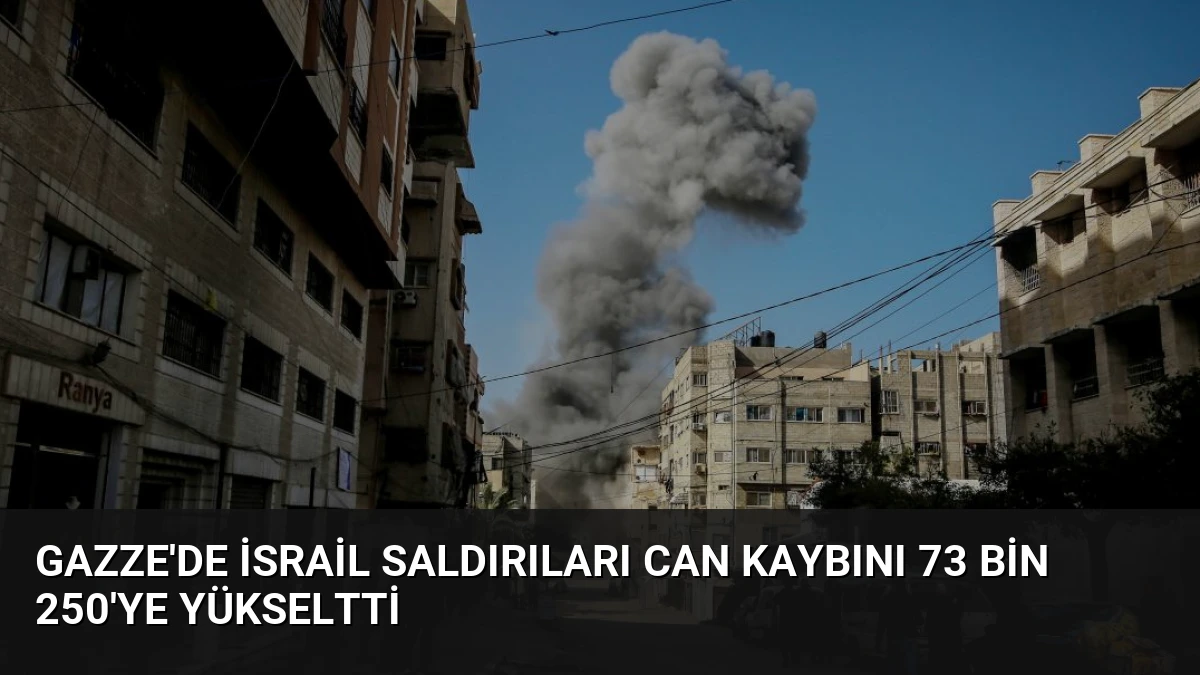 Gazze’de İsrail Saldırıları Can Kaybını 73 Bin 250’ye Yükseltti