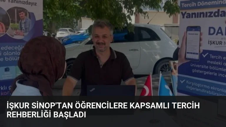 İŞKUR Sinop’tan Öğrencilere Kapsamlı Tercih Rehberliği Başladı