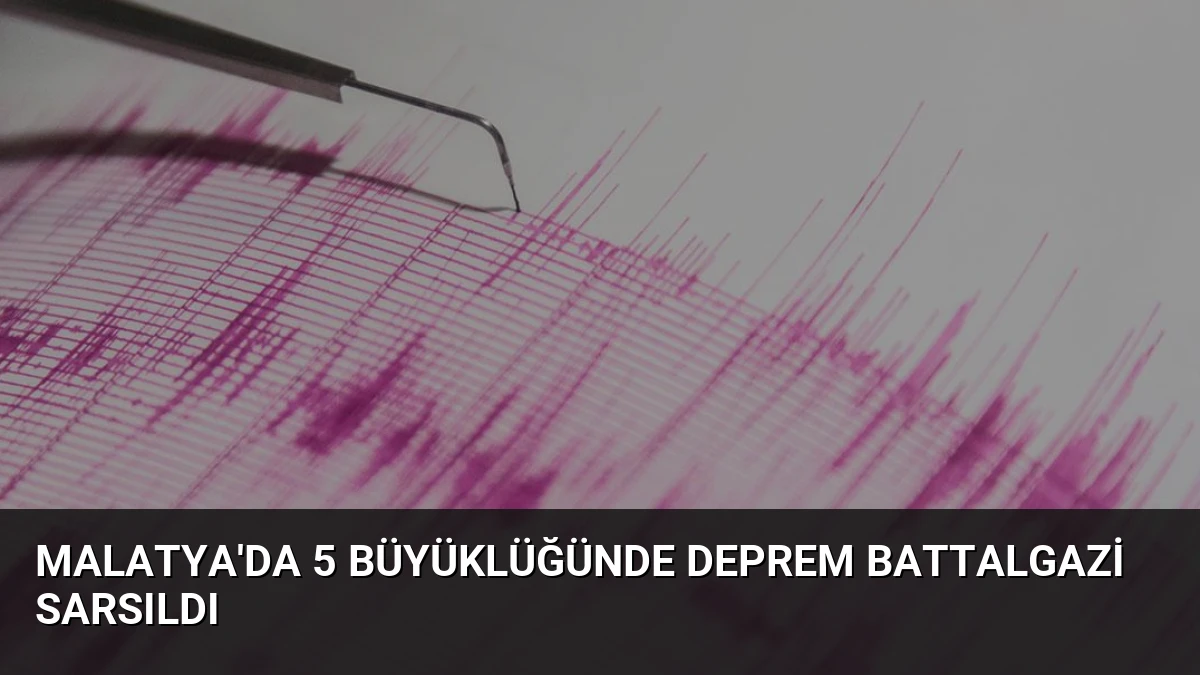 Malatya’da 5 Büyüklüğünde Deprem Battalgazi Sarsıldı