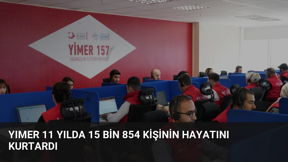 YIMER 11 Yılda 15 Bin 854 Kişinin Hayatını Kurtardı