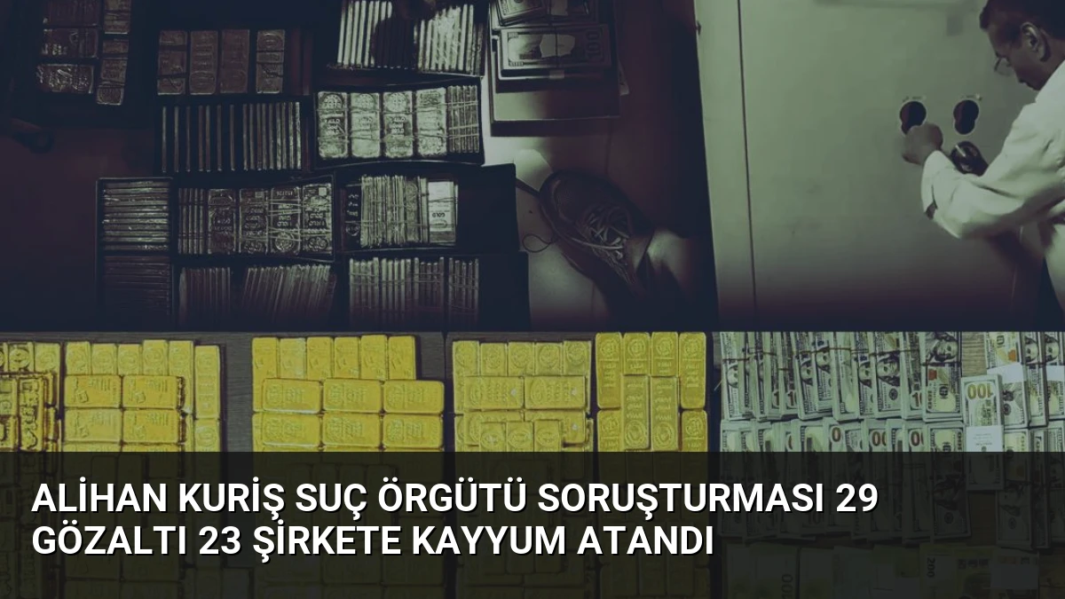 Alihan Kuriş Suç Örgütü Soruşturması 29 Gözaltı 23 Şirkete Kayyum Atandı
