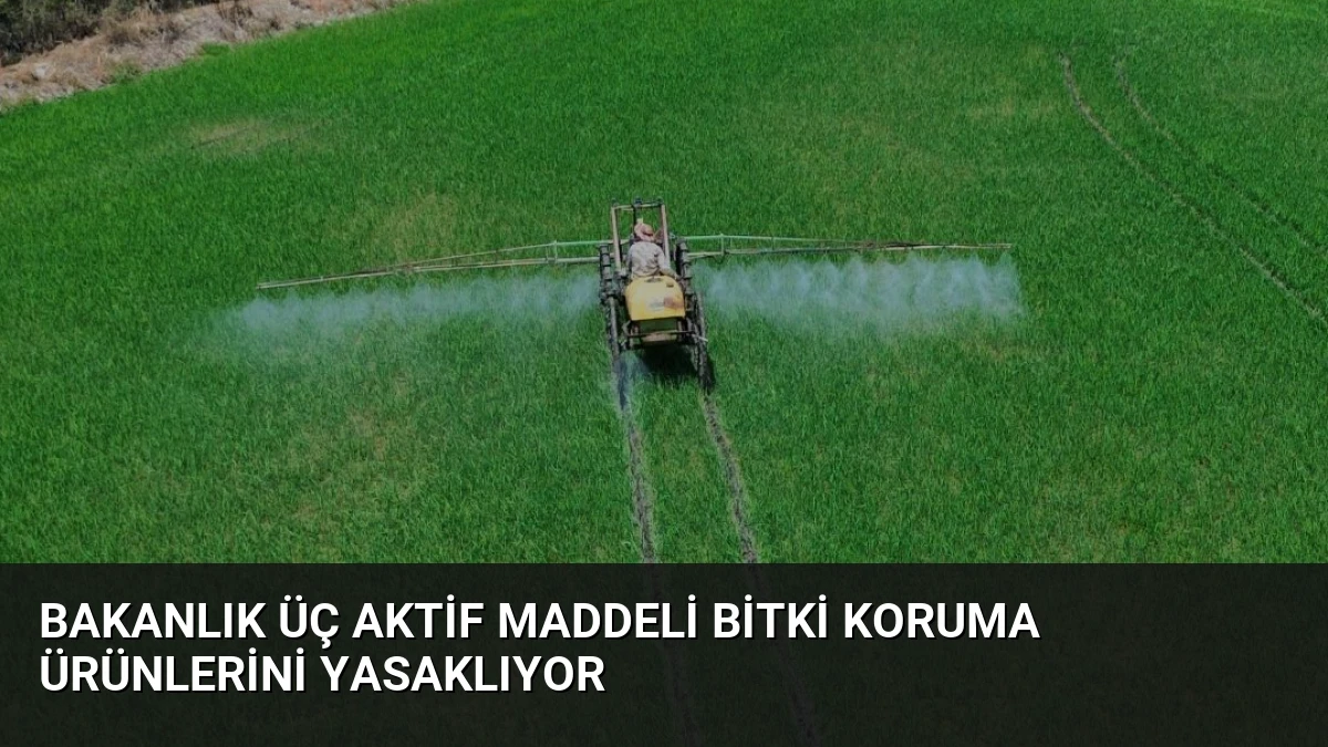 Bakanlık Üç Aktif Maddeli Bitki Koruma Ürünlerini Yasaklıyor