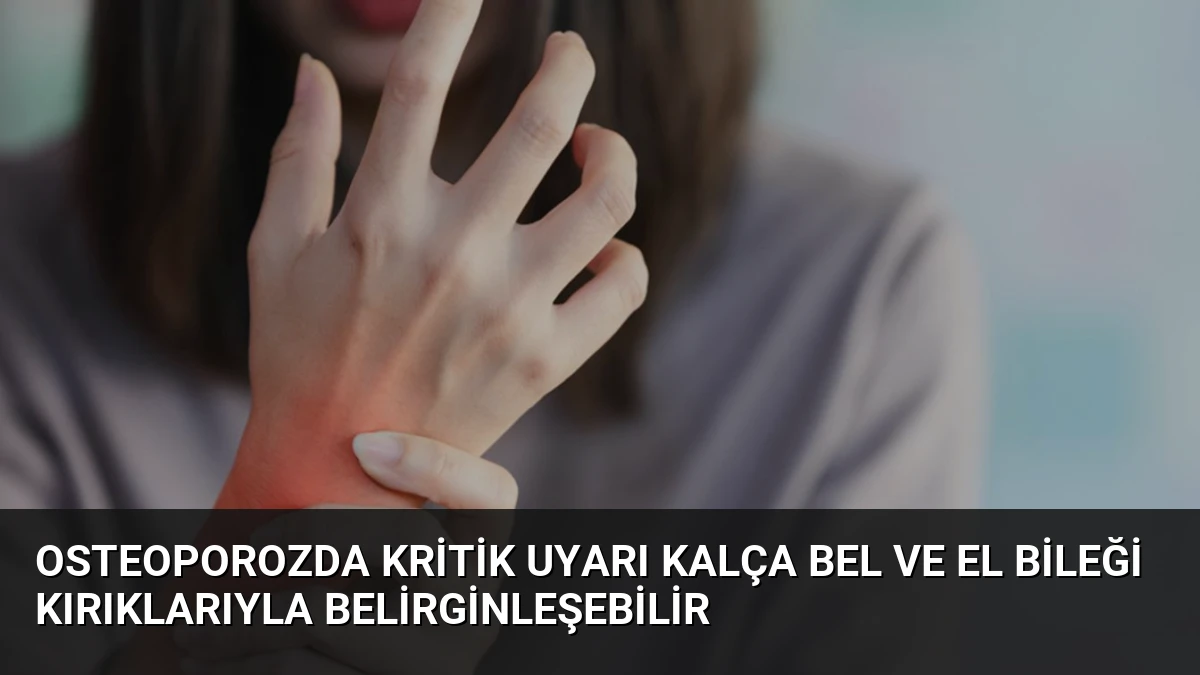Osteoporozda Kritik Uyarı Kalça Bel Ve El Bileği Kırıklarıyla Belirginleşebilir