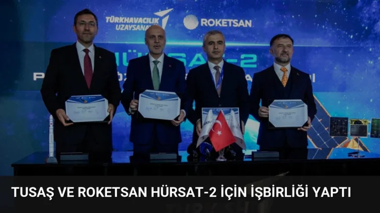TUSAŞ ve ROKETSAN HÜRSAT-2 için işbirliği yaptı